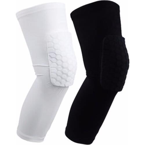 Ultralight Elastic Breathable Knee Pads for Football Basketball Volleyball Leg Long Sleeve Protector Sports Safety Calf Kneepad