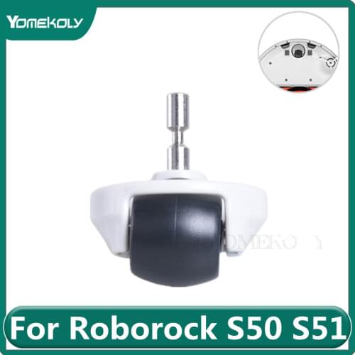 Vacum Cleaner Spare Parts for Mi Robot Caster Assembly Front Caster Wheel for Xiaomi Vacuum Roborock S50 S51 Cleaner