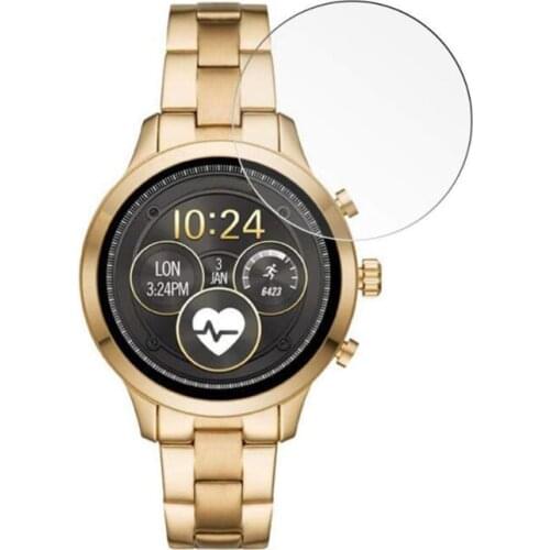 Tempered Glass Protective Film Guard For Michael Kors Access Runway 2018 Watch Smartwatch Screen Protector Cover Protection