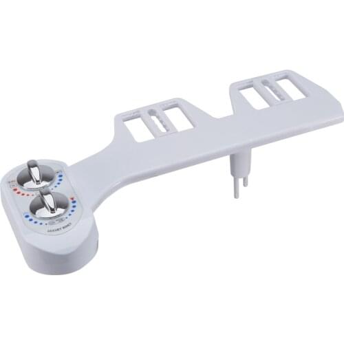 1 set Hot and Cold Double Spray Bidet Cleaner Body Bbutt Flusher Without Electric Smart Toilet Cover