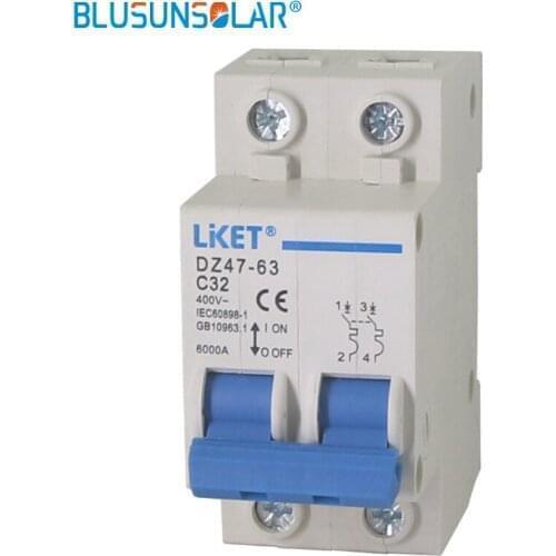 1PCS high quality factory price AC16/32/50/63A 400V Earth Leakage / Residual Current household Electric Circuit Breaker