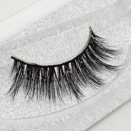 Visofree 3D Real Mink Fasle Lashes Long Soft 100% Handmade Thick Charming Fake Eyelashes For Makeup 1 Pair A17