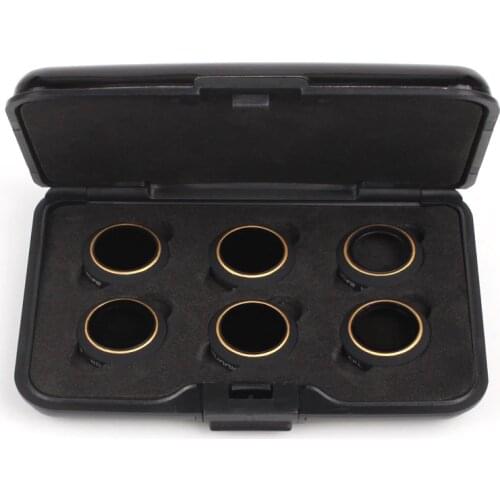 6 in 1 Filter Accessories UV Circular Polarizer Neutral Density Filters MCUV /CPL/ND4/ND8/ND16/ND32 Filter Set for DJI MAVIC Pro