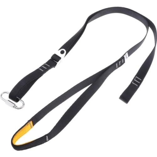 Mountaineering Rock Climbing Adjustable Wear Resistant Rope Ladder Foot Belt Strap Safety Ascender Gear Tool