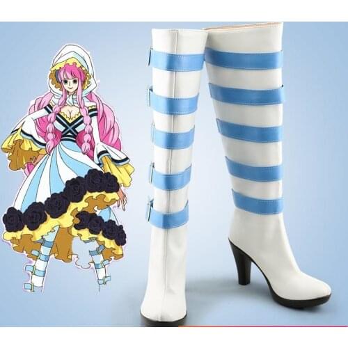 ONE PIECE Perona Characters Anime Costume Prop Cosplay Shoes Boots for Halloween Christmas Party Masquerade Anime Shows