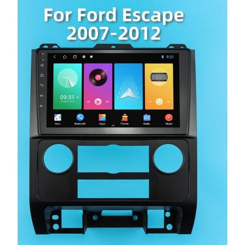Car Radio for Ford Escape 2007-2012 9" 2 Din Android Head Unit Stereo WIFI GPS Navigation Multimedia Player Video Autoradio