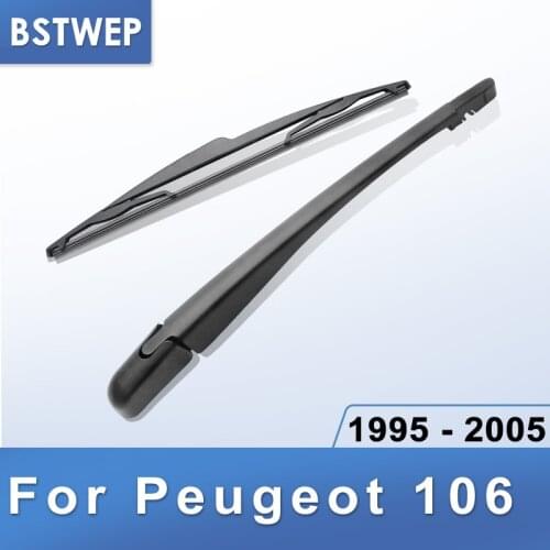 BSTWEP Rear Wiper & Arm for Peugeot 106 1995 1996 1997 1998 1999 2000 2001 2002 2003 2004 2005