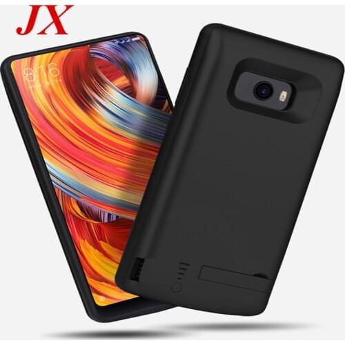 6000 mah Newest For Xiaomi MIX 2 Battery Case Smart Phone Stand Battery Cover Smart Power Bank For Xiaomi MIX 2 Charger Case