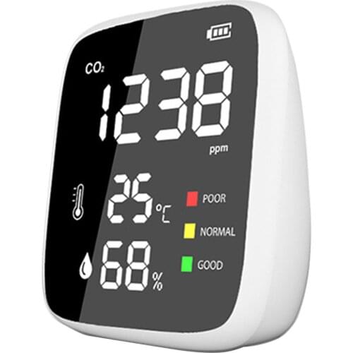 Co2 sensor Carbon Dioxide Detector CO2 Concentration Ambient Temperature And Humidity Tester Gas Analyzer detector de gas