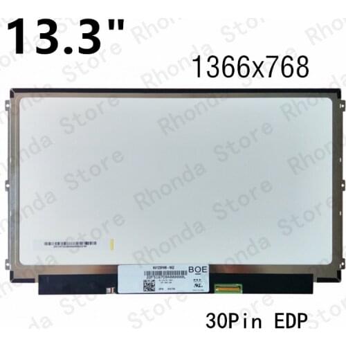 HB133WX1-201 B133XTN01.6 B133XTN02.1 LP133WH2-SPB1 LP133WH2-SPB3 LP133WH2-SPB3 N133BGE-E31 N133BGA-EA1
