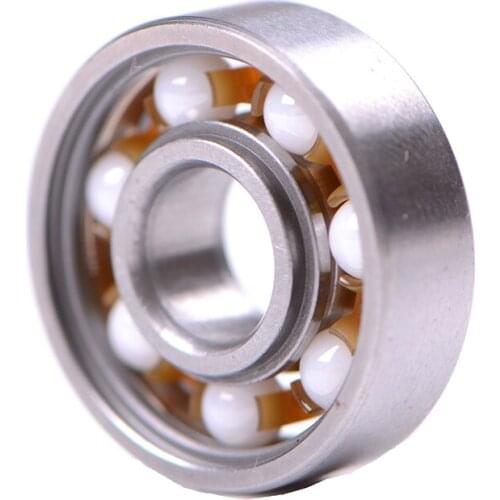 1PCS 608 Ceramic Bearing For Finger Spinner Wear Resistant Skateboard Bearings Alloy Inline Speed Ball Bearing