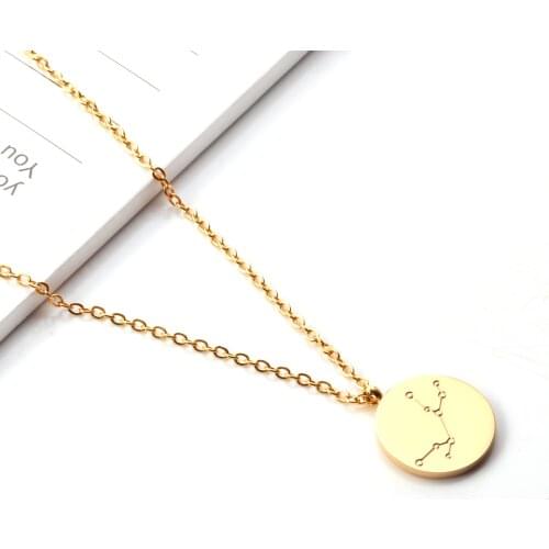 Женские кулоны знаки зодиака LUXUKISSKIDS China At AliExpress