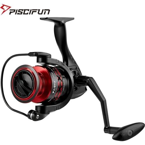 Piscifun Flame Spinning Reel 5.2:1 Gear Ratio 10 Bearings Up to 9KG Max Drag Light Ultra Smooth 2000 3000 4000 5000 Fishing Reel