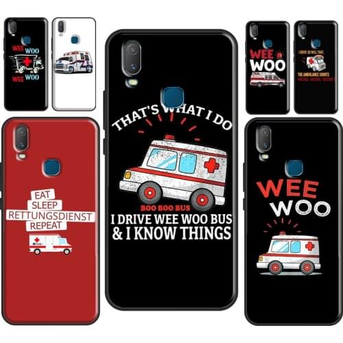 Ambulance EMS EMT Paramedic Case For Vivo Y11 2019 V17 Neo V20 SE Y1S Y12 Y17 Y19 Y20 V11 i Y30 Y50 Y70 Y91C Coque