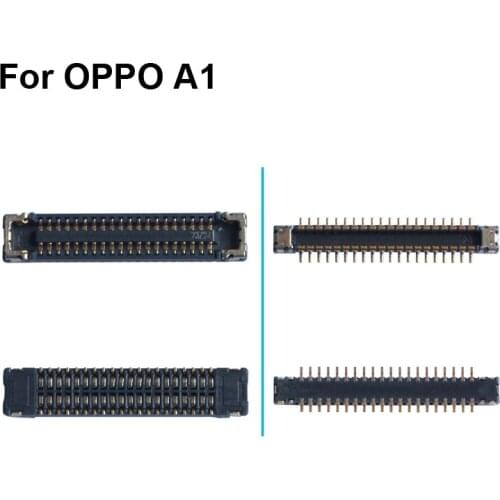 2pcs FPC connector For OPPO A1 LCD display screen on Flex cable on mainboard motherboard For OPPO A 1 OppoA1 Parts