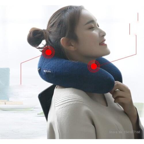 U-shaped neck cushion travel pillow office airplane driving nap support headrest health care decoration U-shaped pillow