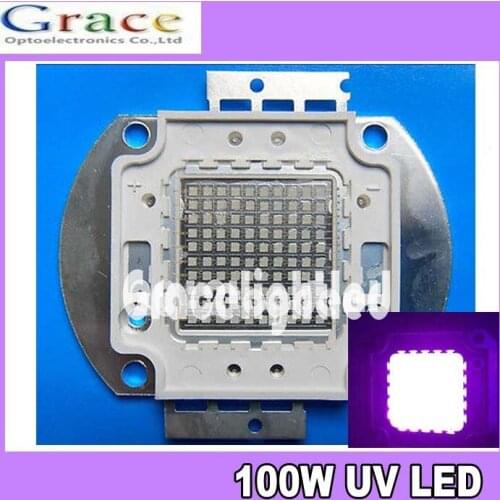 2pcs 100W Ultra Voilet UV LED lamp light 395-405nm purple led 3500mA 32-34V