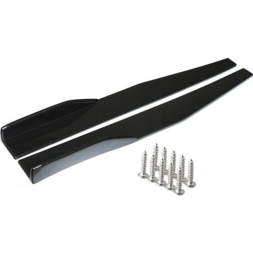 2pcs 74.5cm Universal Car Side Skirt Rocker Splitters Winglet Wings Diffuser Professional Auto Car Accessories Car tuning Hot