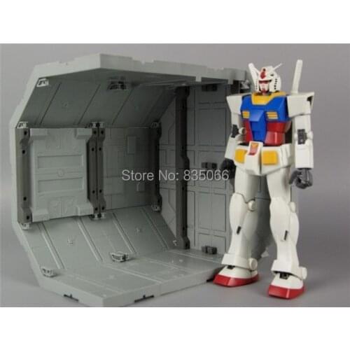Japanese Gundam scenario building Mechanical chain base robot Multifunction Universe warehouse Display stand action figure
