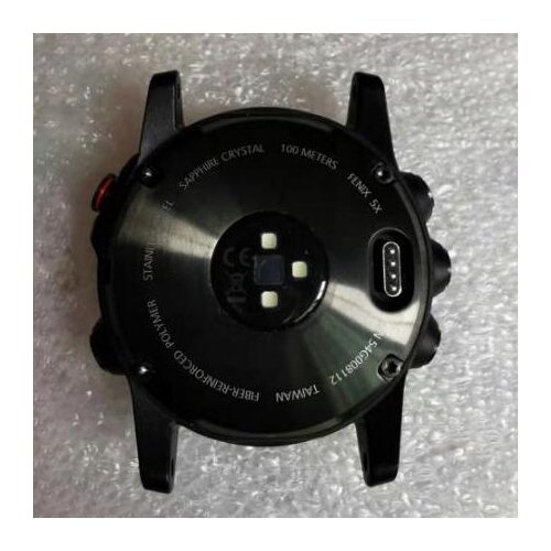 Battery Back Case with Buttons for Garmin FENIX 5x Smart Sports Watch Original Battery Back Cover Replacement Parts