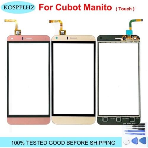 For Cubot Manito Touch Screen Lens Sensor Touch Panel Replacement 5.0 Inch For Cubot Manito Mobile Phone Repair Parts +Tools