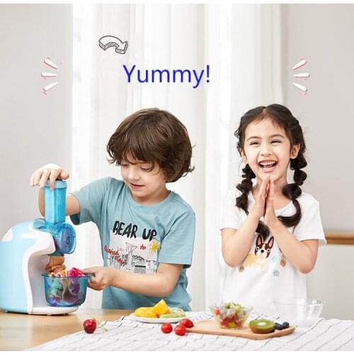 Healthy Fruit Ice Cream Machine Easy Use Safe Childrens Portable Dessert Maker Yummy Sorbet