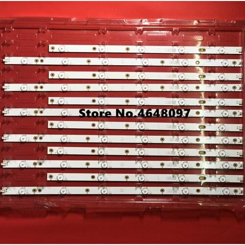 12PCS/set New LED Strip For AOC TV LD50V02S T5002S LE50D1452 50PFF3655/T3 GJD500611002-X2-L-R LB-PF3528-GJD2P5C506X11-R-B