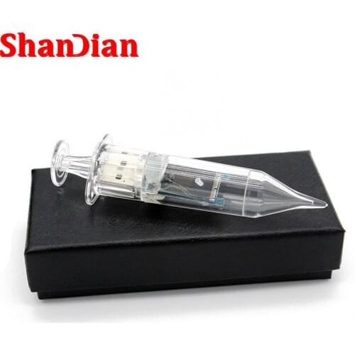 2.0 usb flash drives Doctor syringe usb with box pendrive 4GB 8GB 16GB 32GB 64GB 128GB USB Pen drive U disk Memory Stick gift