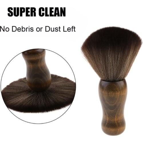 Anti-static Wooden Handle Soft Squirrel Hair Record Cleaning Brush Stylus Dust Remover for LP Vinyl Record Turntable Player