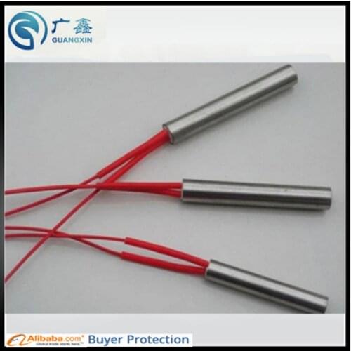 Free shipping 10 x 100 mm Heater Length AC 220 Volt 200Watt and 250Watt Electric Cartridge Heater Heating Element each 10pcs