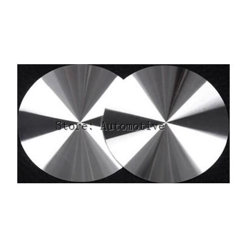 Stainless Steel Shiny Silver Teacup/Watercup Holder Cover Trim For Jaguar XE XF XLJ F-Pace f pace X760 X260 X761 Set of 2 pcs