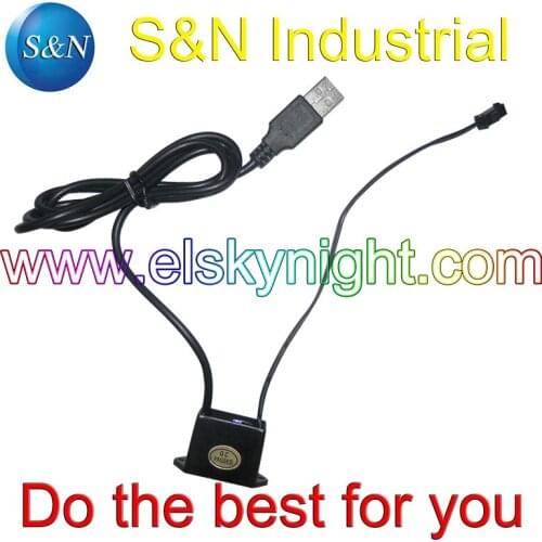 EL inverter/controller 5V USB for 1-3 meters el wire using for car,bick,gift,party and computer decoration free shipping