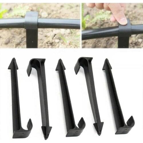 20pcs 16mm Ground Stakes Pegs Irrigation Tubing Stakes Irrigation Drip Support Hold Stakes Kit for Garden Patio Lawn Flower Bed