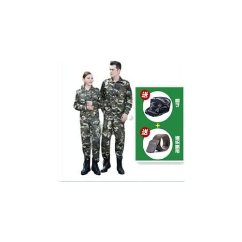 Summer camouflage suit male labor protection wear-resisting smock outdoor training students' military training