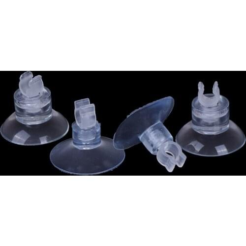 10pcs/lot Aquarium Sucker Suction Cup For 4mm Air Line Pipe Tube Wire Holder Used Sucker For Glass Surface Fish Supples