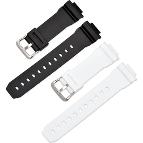 Strap for Casio G-shock 9052 5600 6900 Series Resin 16mm Men Sport Waterproof Replacement Bracelet Band Watch Accessories