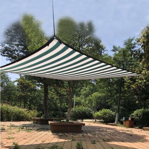 Dark green color sunshade net Mesh Shade Net Sew up the edge with hang hole for Camping Garden Car Roof Shade Cover Various Size