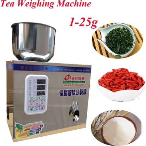 1-25g Tea Weighing And Packing Machine Automatic Measurement Of Particle Bag Tea Packaging Machine 10-25 Times/min 180W