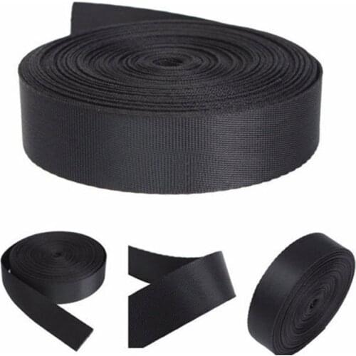 10 yards 25mm Canvas Ribbon Belt Bag Webbing Nylon Webbing Knapsack Strapping Sewing Bag Belt Accessories