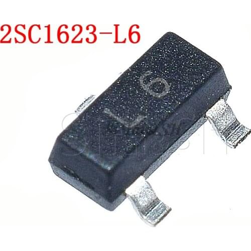 100PCS 2SC1623-L6 L6 SOT-23 2SC1623 SOT23-3 NPN Epitaxial Transistors New Original