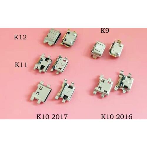 100Pcs/Lot, USB Charging Port Connector Charge Jack Socket Plug Dock For LG K9 K11 K10 K4 2017 K10 2016 k12
