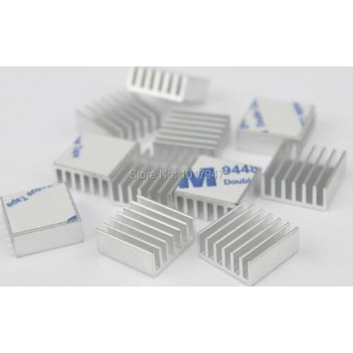 200 PCS LOT Aluminum mini Computer Cooling Cooler Heatsink