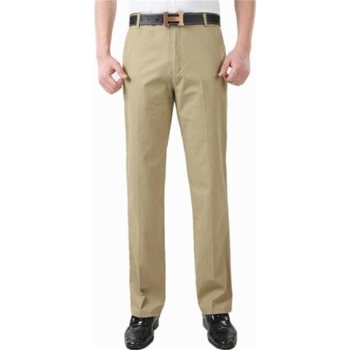 2021 Mens Suit Pants Elastic Straight Formal Trousers Plus Size 29-40 Men Spring Autumn Fashion Business Casual Long Pants Male