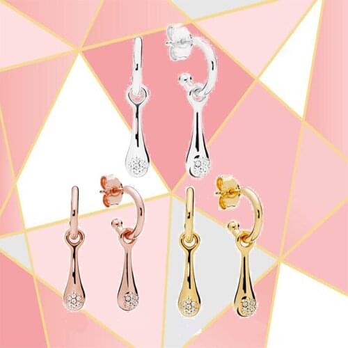 2021 New Fashion 100% S925 Sterling Silver Spoon Earrings In Three Different Colors. Original Diy Jewelry Suitable For Women