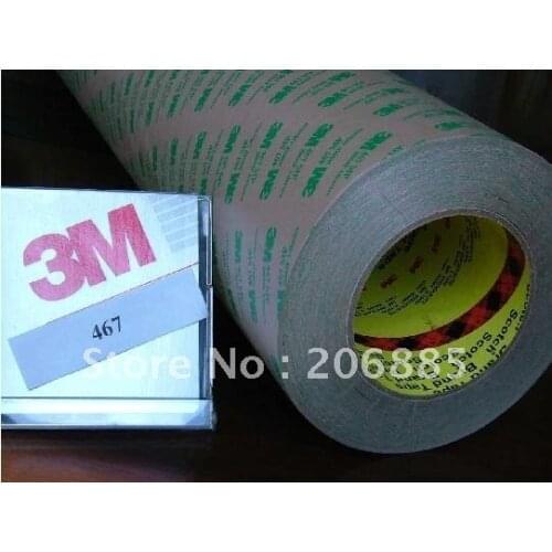 3M 467MP 200LSE adhesive double sided sticker 12mm*55m 20pcs/lot