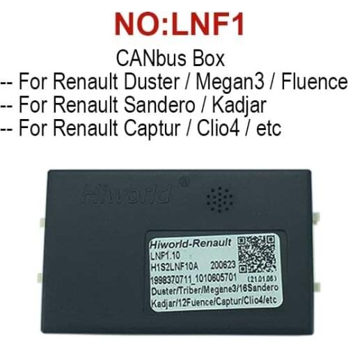 CANbus box decoder Adapter For Renault Duster Megane3 Sandero Fluence Kadjar Clio4 Captur Car stereo Android Radio
