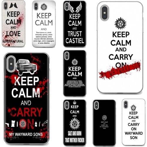 For Huawei P8 P9 P10 P20 P30 P Smart 2019 Honor Mate 9 10 20 8X 7A 7C Pro Lite Soft Case Keep Calm Love Supernatural Exorcism