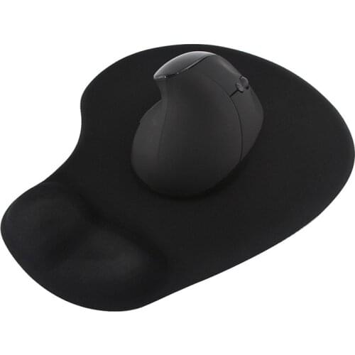 Ergonomics Suction-cup Non-slip Mouse Pad Wholesale Wrist Mouse Pad Silicone Cloth Rubber Anti Slip Design Mousepad No Smell