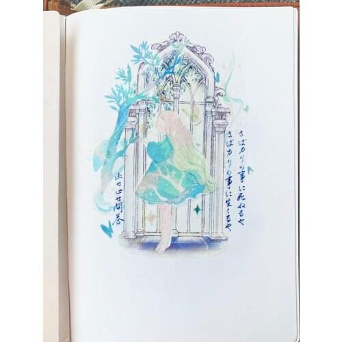 Fairy Forest Girl Washi Tapes Bullet Journal Masking Tape Adhesive Tape DIY Scrapbooking Washi Stickers