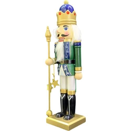 Nutcracker Figurine Innovative Puppet Ornaments Doll Toys for Children Christmas Birthday Gifts Home Bedroom Desktop Deaorations
